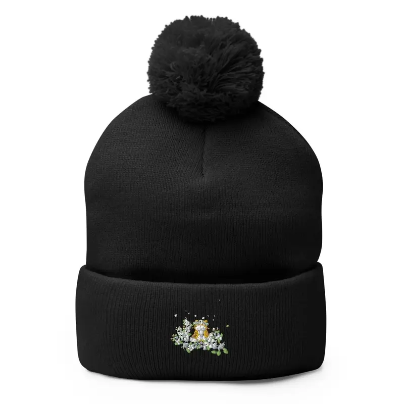 Qiuqiu Manor Pom Pom Beanie